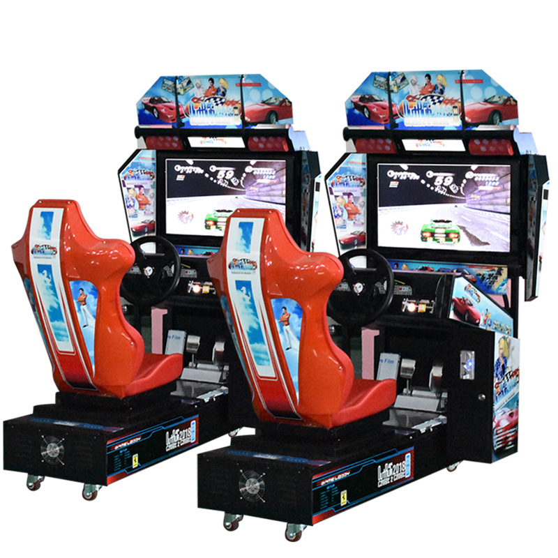 Игровой автомат с монетами, 32 ЖК-дисплея, игровой автомат-симулятор для гонок