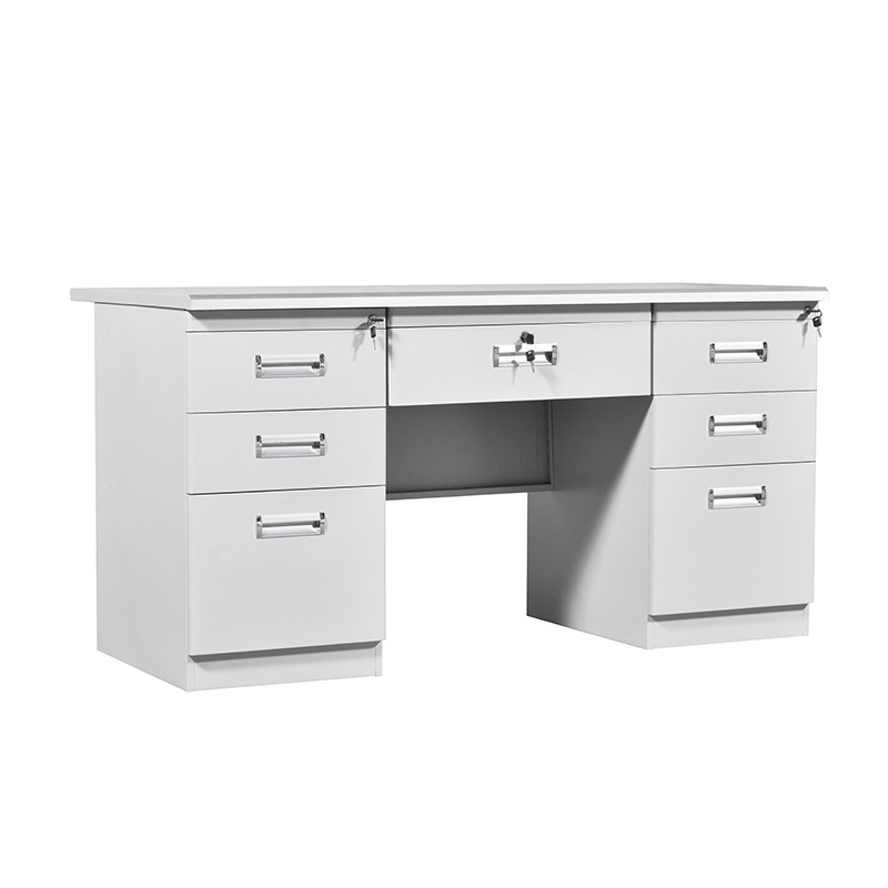 Modern Wooden Desktop Executive Computer Metal Office Table Design