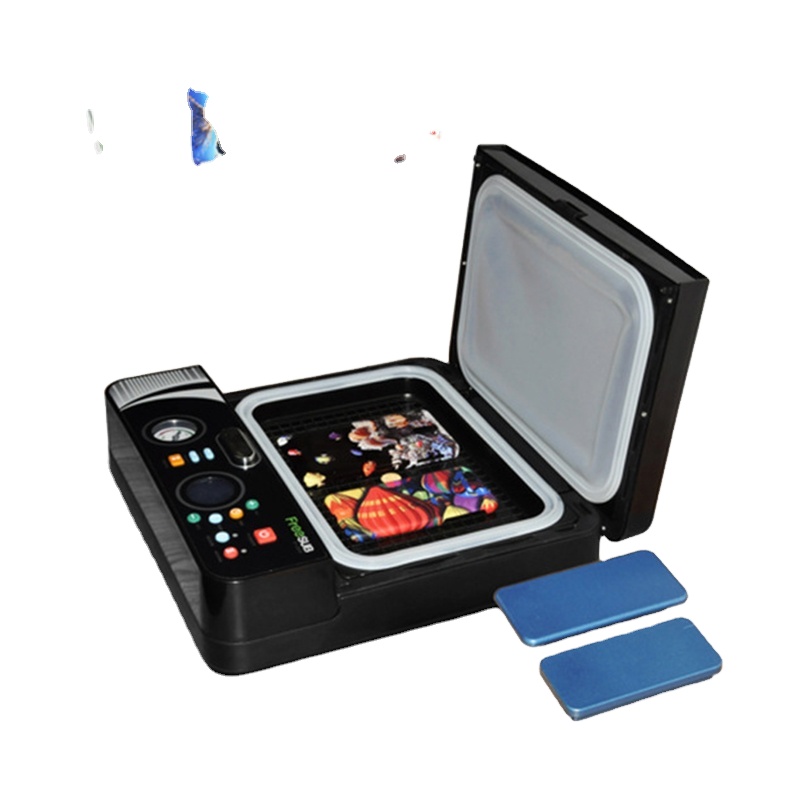 Black 3D Mini Sublimation Vacuum heat press Machine mini sublimation heat press transfer machines for Phone cover Printing
