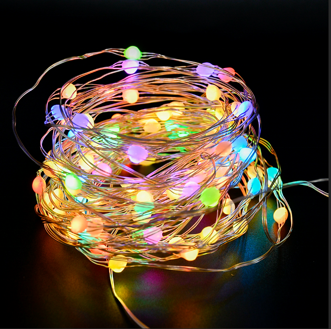 LED decor gift tree led night room light decoration10M Wifi tuya Microt Controller eid mubarak decorations Christmas lights