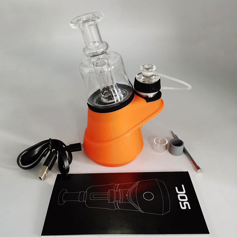 Электронная сигарета портативный концентрат Dab Rig 2600 мАч встроенный аккумулятор стеклянная трубка восковой концентрат SOC испаритель