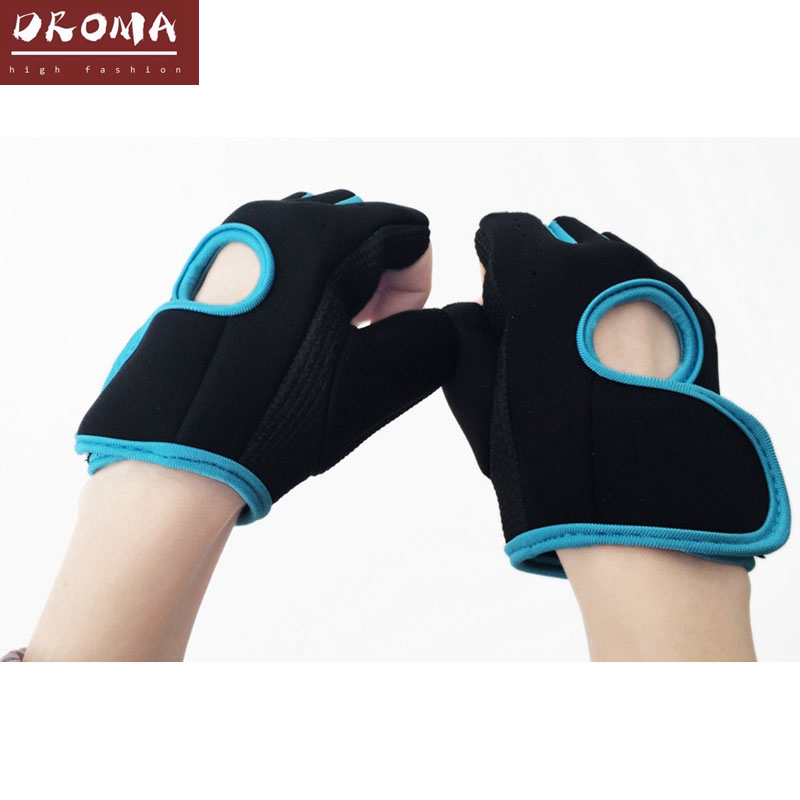 Droma wholesale in stock outdoor fitness climbing training sports unisex warm cotton custom non slip cycling gloves in China