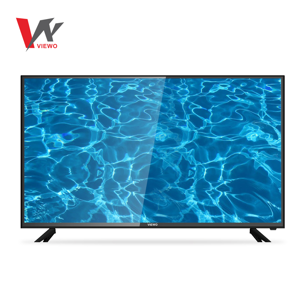 Телевизор VIEWO, 43 дюйма, Android TV, двойное стекло, 4K UHD, плоские ЖК-экраны, Wi-Fi, smart tv