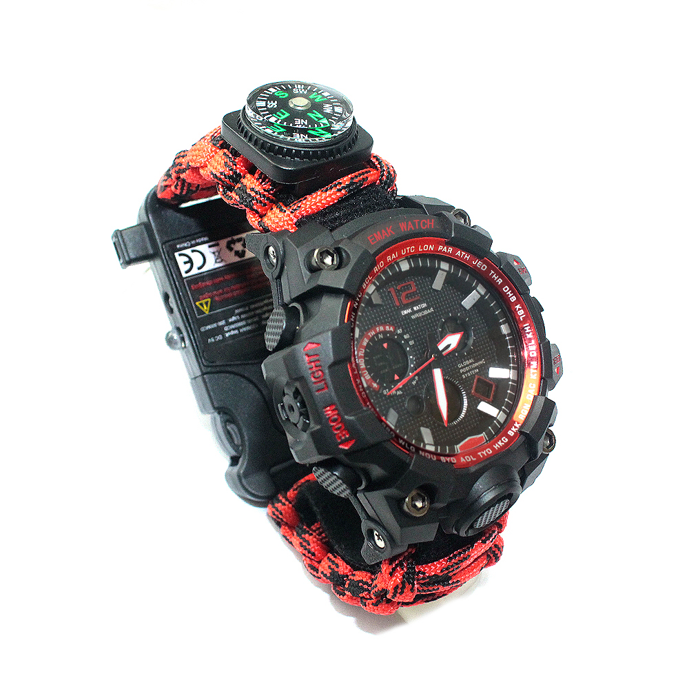 Горячая Распродажа Paracord аксессуары спортивные часы, модные Reloj Supervivencia Тактический Паракорд часы