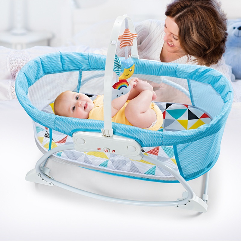 Electric music babies cribs with mosquito net newborn baby bassinet bed sleeping bed swinging baby cribs gift sets