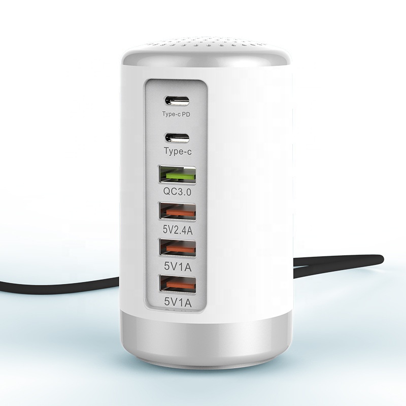 6 USB зарядное устройство для мобильного телефона поддерживает зарядное устройство 30 Вт 5 в 1A 2A Быстрая зарядка телефонов Android