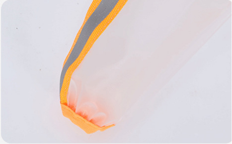 2021 Wholesale small medium dog apparel breathable transparent reflective hot sale pet raincoat
