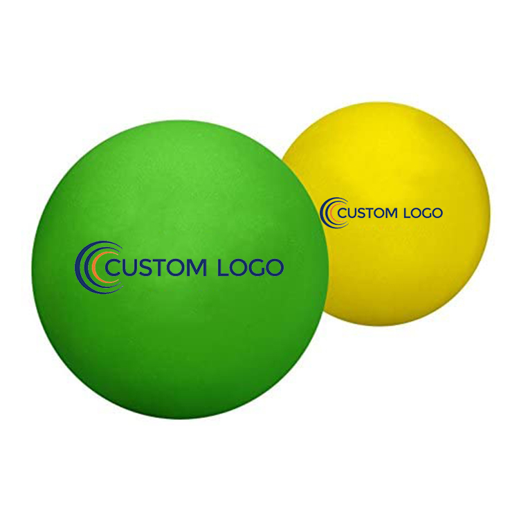 Wholesale Custom Logo Eco-friendly Colorful Solid Durable Massage Lacrosse Ball