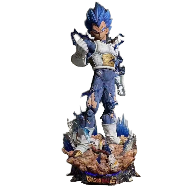 Japan Anime Dragon Ball Life-Size Vegeta Statue Resin Figure Ornament for Home Decoration or Gift Artificial Model Style