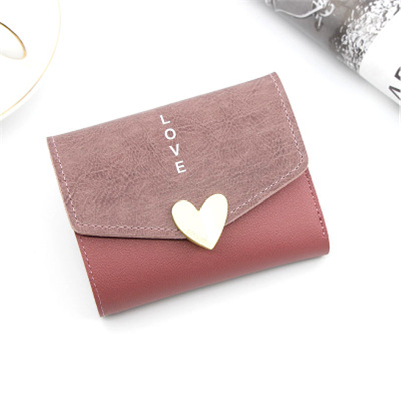 Wholesale New Fashion Female Korean Leather Small Mini Coin Purse Zero-pocket Wallet Zipper Lady's Wallet Credit Card Holder
