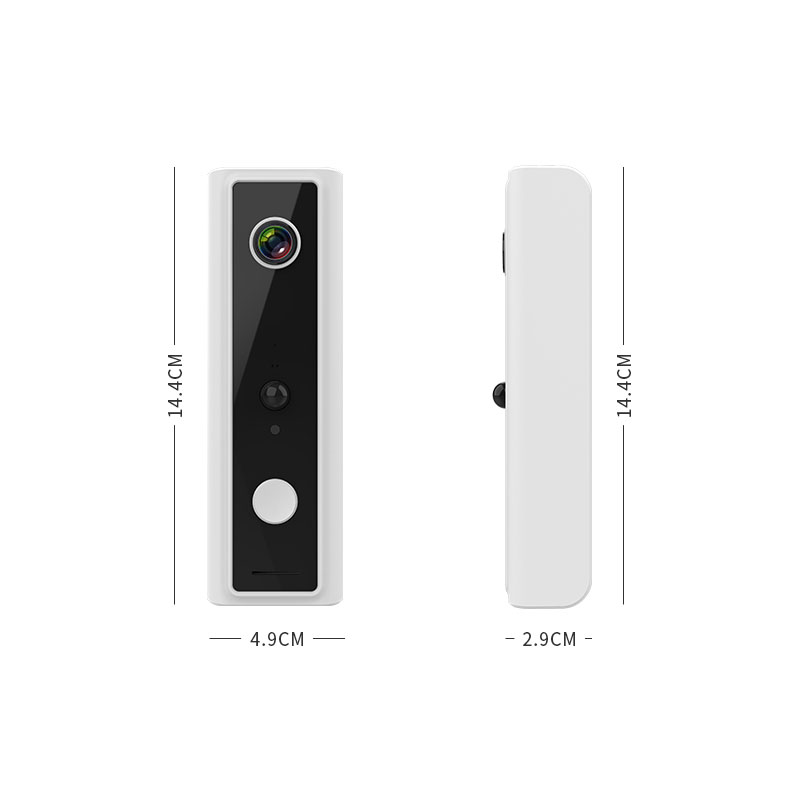 Новый 2021 Визуальный дверной звонок с Wi-Fi L1K кольцевой дверной звонок с поддержкой аккумулятора, голосовой Интерком Pri + радар, двойной датчик, запись будильника