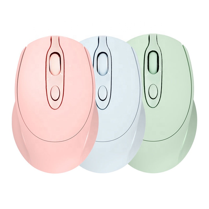 Fatory Wholesale 1600DPI Wireless Mouse Mute Rechargeable Battery Photoelectric Mouse Computer Accessories Cross-border