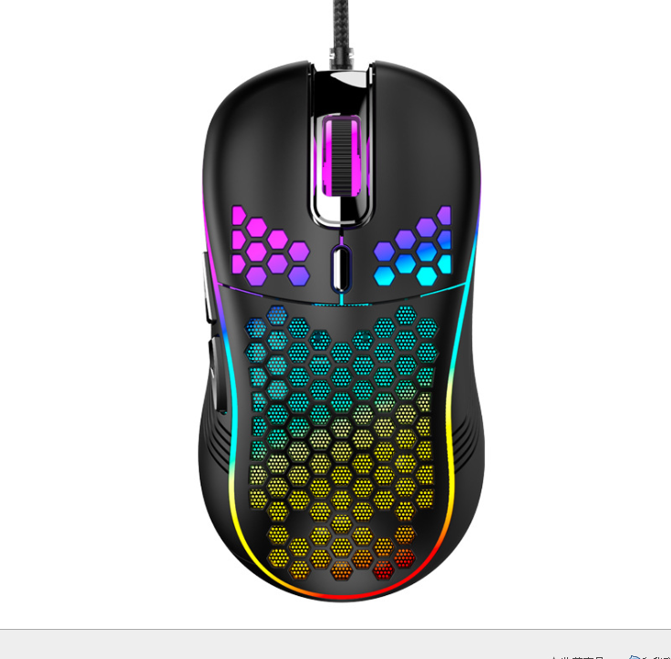 Светящийся USB Проводная игровая мышь RGB игровой мышки с шестью Регулируемый DPI Эргономичный дизайн для настольного laptopess коврик для мыши