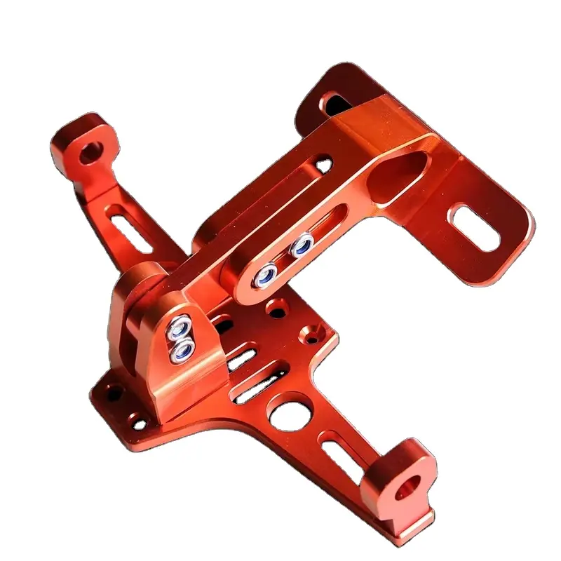 Motorcycle Spare Parts Cnc Aluminum Alloy Adjustable Tail Tidy License Number Plate Bracket