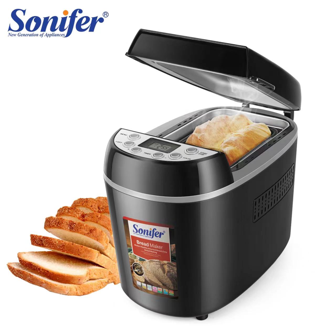 Sonifer SF-4005 Оптовая партия из 12 программ многофункциональная Бытовая 220V домашний миксер для теста французский автоматический Электрический хлебопечки машина