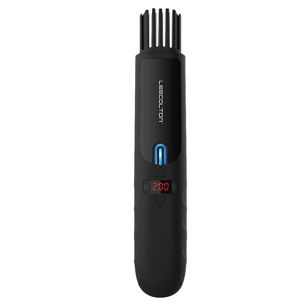 Lescolton Original Factory Cordless Electric Beard Grooming Brush Customize Logo Beard Brush Can Choose Direction