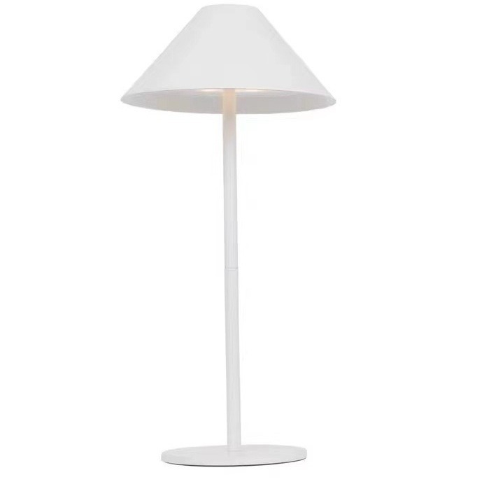 Modern Bar Bedroom Luxury Cordless Touch Light Metal Rechargeable Mushroom Led Table Lamp With Wireless Charging