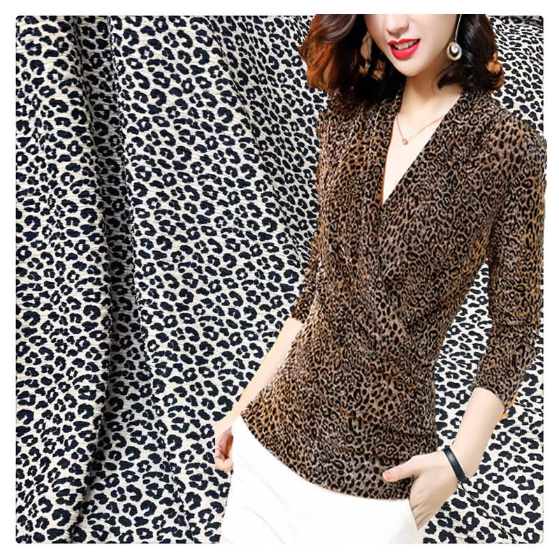 The manufacturer directly provides crepe Digital printing lace garment accessories and Polyester spandex blended fabric