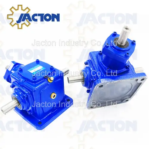 JT19 Spiral Bevel Gearbox is a 90 degree power transmission gearbox in electric table lift mechanism