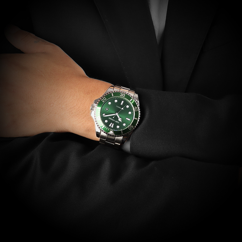 3ATM Waterproof Stainless Steel Band Mechanical Men Luxury Wristwatch Business Classics Automatic Mechanical Watches