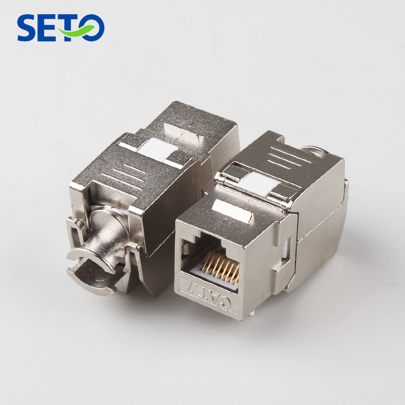 RJ45 cat6 Cat7 AMP/вывод keystone jack с экранированным на защелках 8p8c keystone модуль