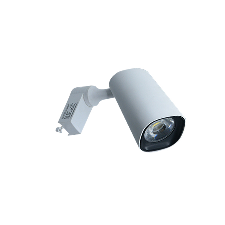 hot sales Sand white sand black 15 degrees 25 degree cob adjustable track spotlight for commercial home lighting