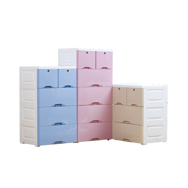 Safe pp plastic storage clothes organizer toys storage cabinet children cabinet storage cabinets for home organizing