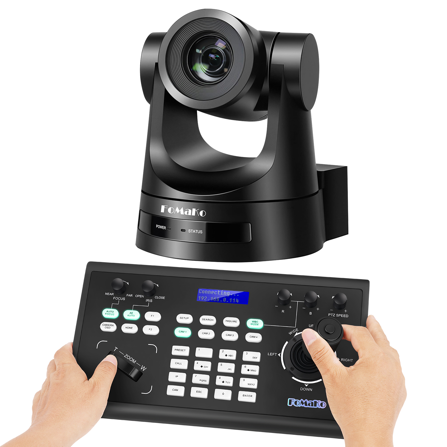 Комплект PTZ-камер от производителя, 20X HDMI 3G-SDI IP PoE HDMI камера для церковного культа, контроллер PTZ PoE IP + контроллер PTZ-камеры