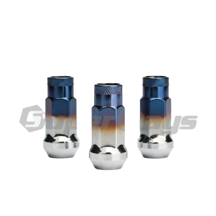 N055 TI-BLUE MUTEKI конус сиденье 17mmhex M12x1.5/M12x1.25 блистерная упаковка колеса гонки гайка наборы для ухода за кожей