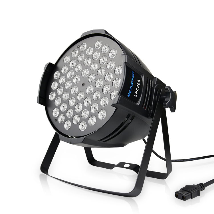 54*1,5 Вт RGB 3 в 1 Светодиодная лампа для сценической стирки DMX Par Light AC 110-240V Disco Club Party Light lpc008