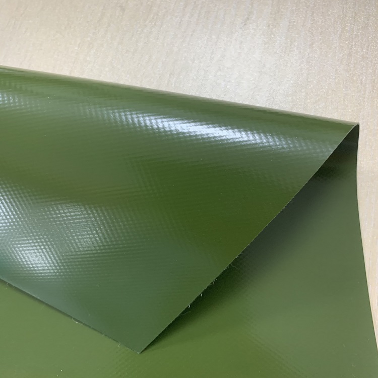 military green tent tarpaulin 3 m blackout anti UV 850gsm PVC tarpaulin