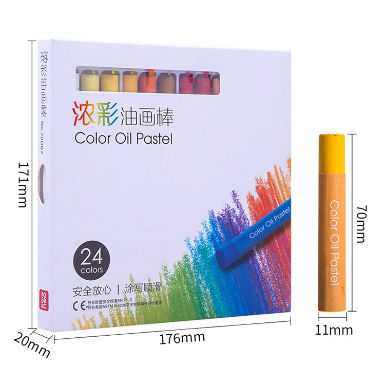 New Products Children's Chinese Crayons Cheap Bulk Mini Set 6 Colors Handmade Bee Crayons