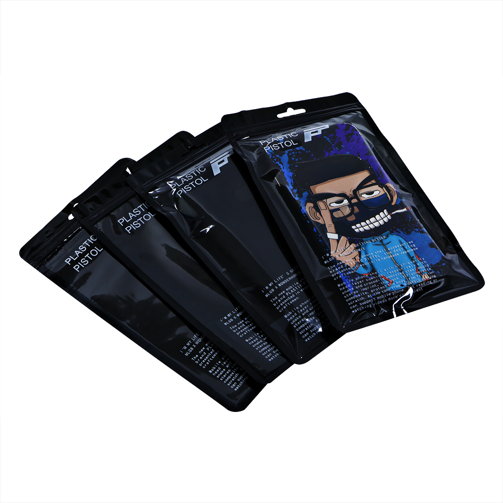 Phone Case Packaging Customized Zipper Phone Case Bag For Mobile Accessories Plastic Packaging