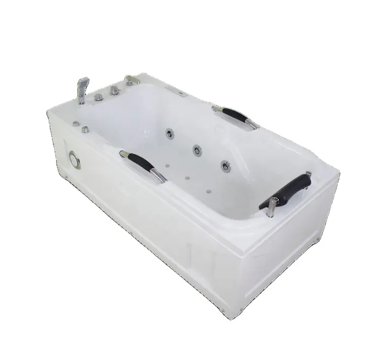 Luxury Acrylic material and Combo Sexy Faucet Cheap Whirlpool Massage Bath tub