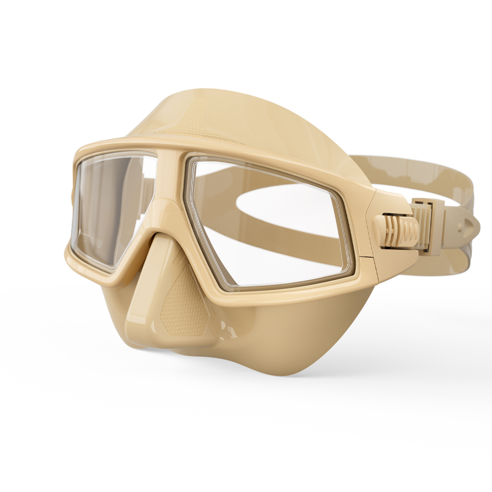 2024Best Selling Product Silicone PC Material anti-fog transparent Freediving Diving Mask Low Volume Masks