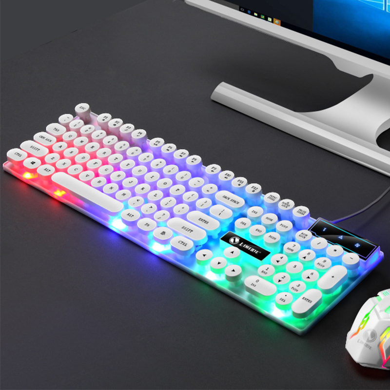 Хит продаж, Механическая игровая клавиатура и мышь с RGB Подсветкой