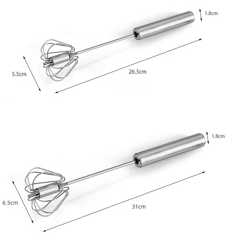 Creative Kitchen Tools 2021 egg mixer beater 304 stainless Steel Egg Beater Egg Mixer Beater