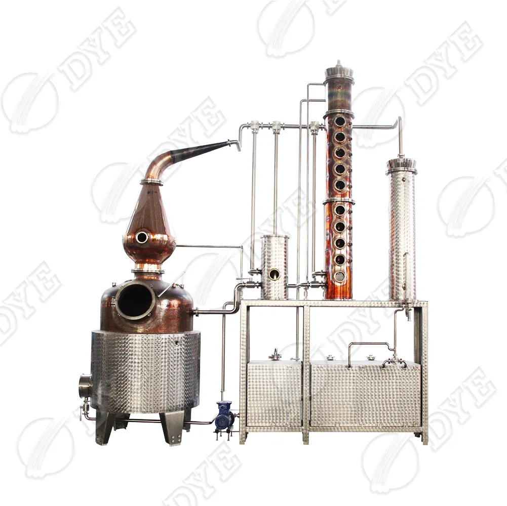 DYE distillery small automatic wine making distilling machine alcohol still home copper still distiller