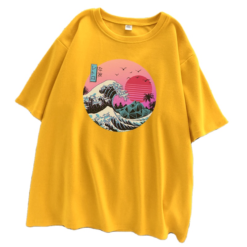 Fashion Printed Oversized Casual Street Wear T Shirts Short Sleeve Tops t-Shirt Ladies Summer Clothing Top Tee For Women