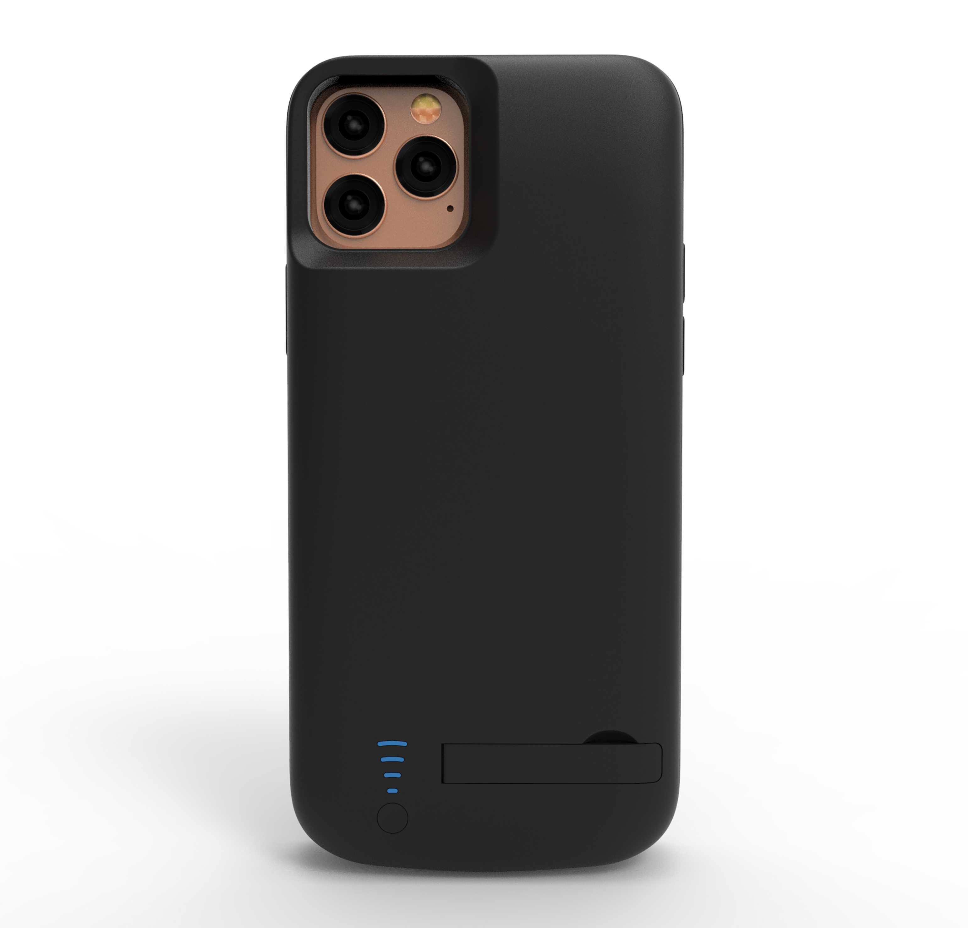 Чехол с аккумулятором для iPhone 11 pro Max, перезаряжаемый внешний аккумулятор, 6000 мАч, большая емкость, с подставкой