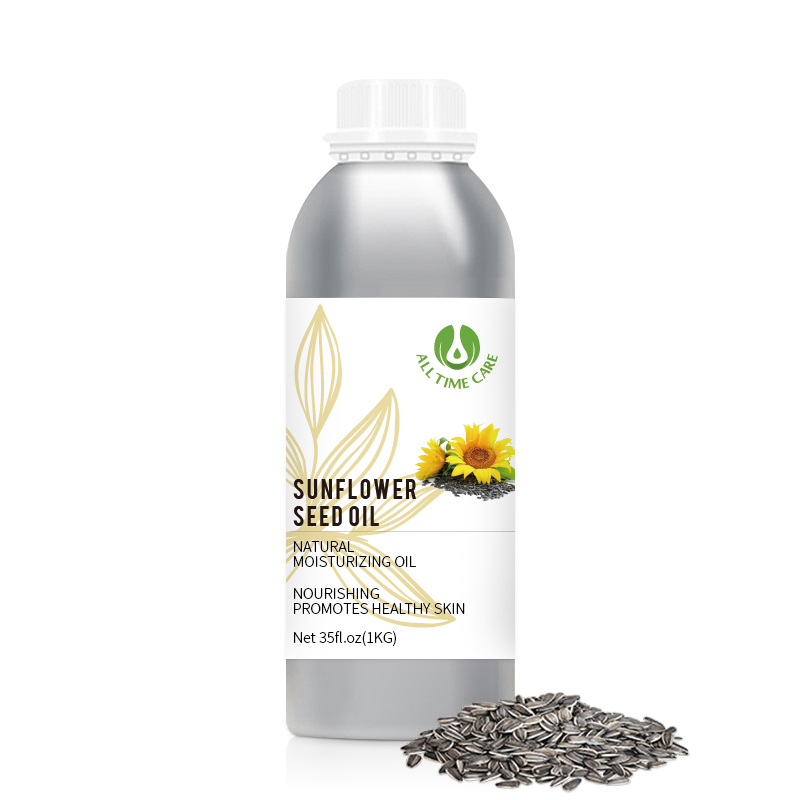 OEM ODM Organic Plant Natural Skin Care Healthy 100 pure based oil sunflower seed oil In Bulk