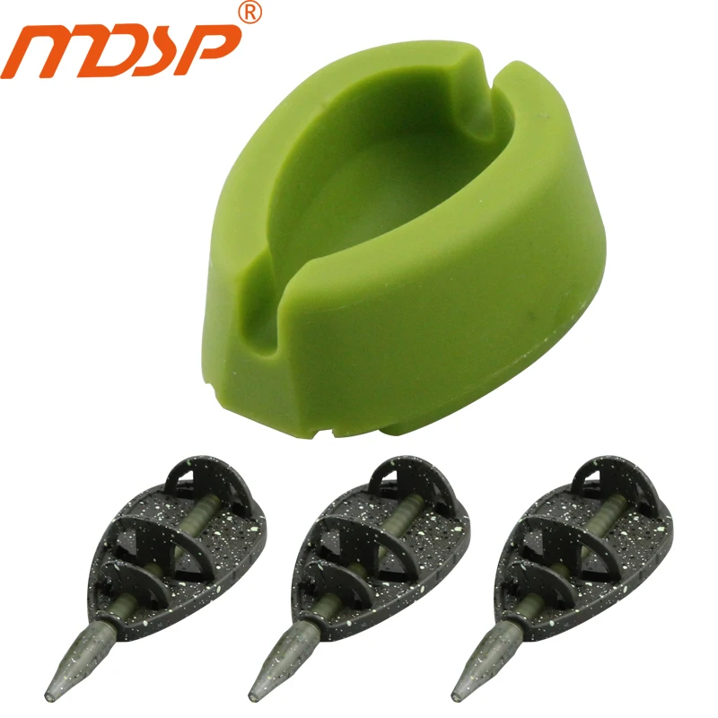 MDSP новый стиль кормушка для рыбалки 3 шт. Встроенный плоский метод кормушка клетка и набор форм