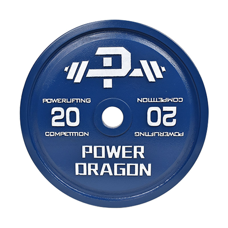 Powerlifting plate может быть настроен логотип 20 кг штанги