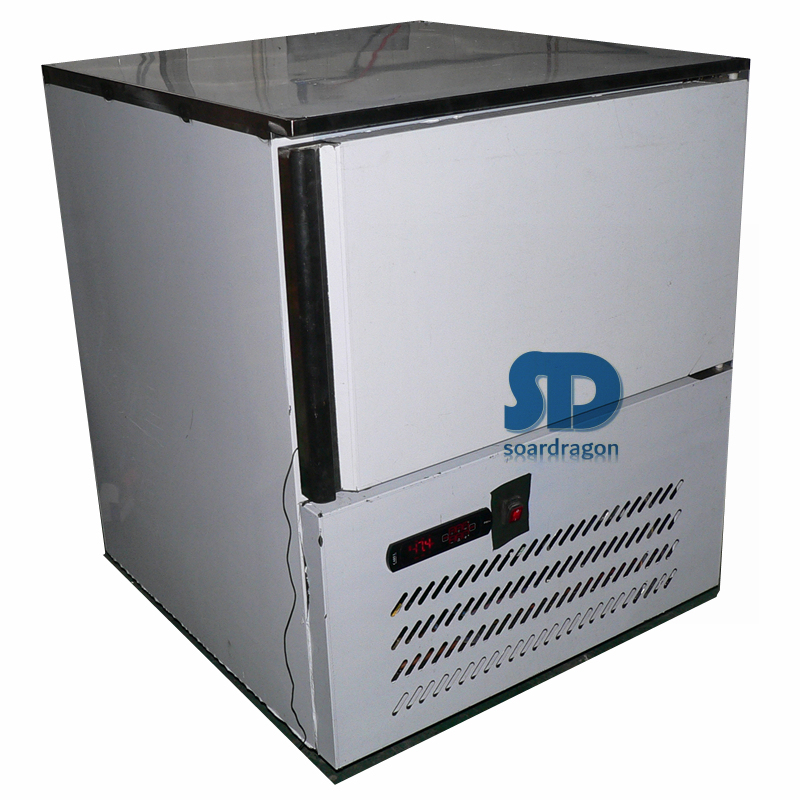 Ultra Low Temperature Commercial Stainless Steel Quick Freezer with 3 Trays for Seafood & Meat Fast Freezing