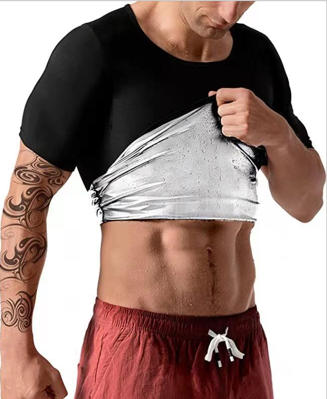 Sweat Shaper Mens Premium Slimming Shapewear Workout Sauna Tank Top Vest
