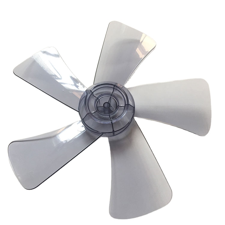 Good quality  different size private mold 5 leaves 110g 16" plastic oscillating plastic fan blade for 16 inch fan