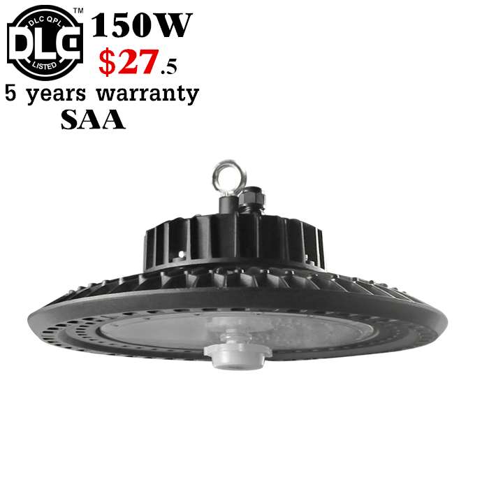 5000k 5700k cETL DLC ufo led интегрированный датчик камеры/датчик движения smart 150w 200w led high bay lamp