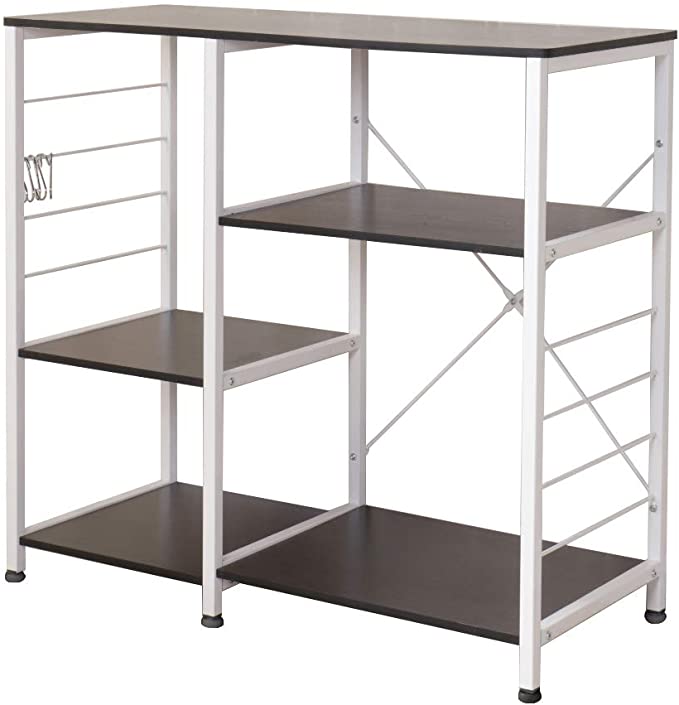 Factory Supplier Kitchen Baker Rack 4 Tier Microwave Storage Stand Kitchen Rack Designs Modern Kitchen Cabinet