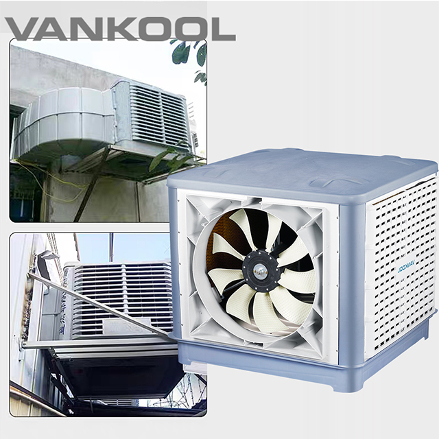 25000cmh Airflow Inverter Industrial ducted Evaporative Air Cooler For Factory
