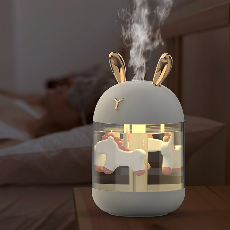 Новый мини-USB увлажнитель для дома Тихая функция ночного света, два режима распыления